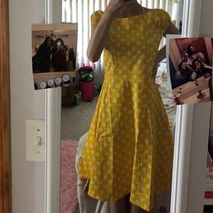 60s Costume Polka Dot Dress